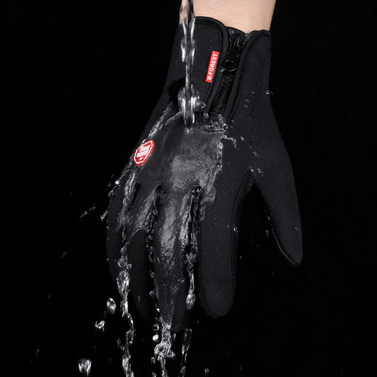 Winter Gloves Touch Screen Riding Motorcycle Sliding