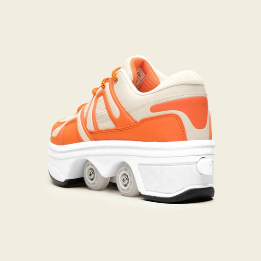 Luxury Skate™ SolarRoll™ 2-in-1 Roller Sneakers for Women