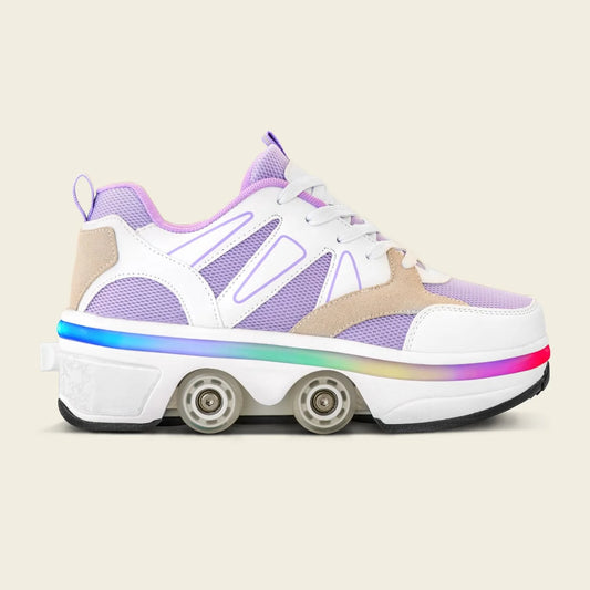Luxury Skate™ AuroraRoll Kids 2-in-1 Roller Shoes