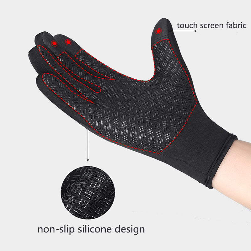 Winter Gloves Touch Screen Riding Motorcycle Sliding