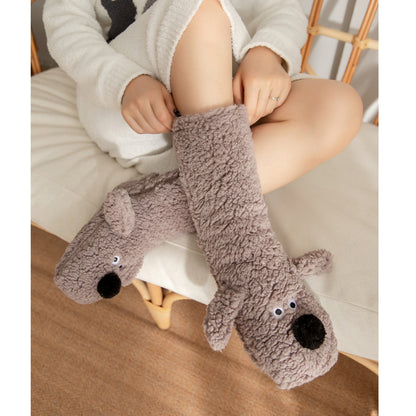 Winter Warm Non-slip Plush Socks For Women