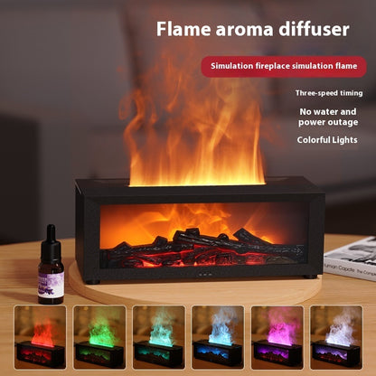 New Flame Machine Colorful Essential Oil Diffuser