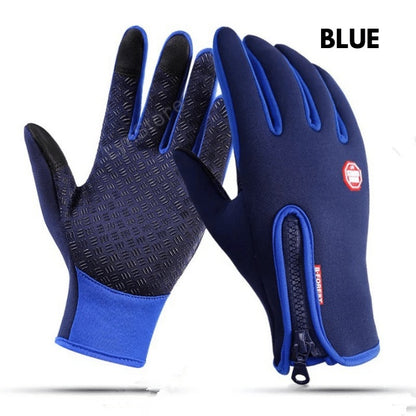 Winter Gloves Touch Screen Riding Motorcycle Sliding