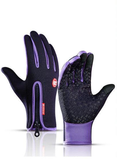 Winter Gloves Touch Screen Riding Motorcycle Sliding