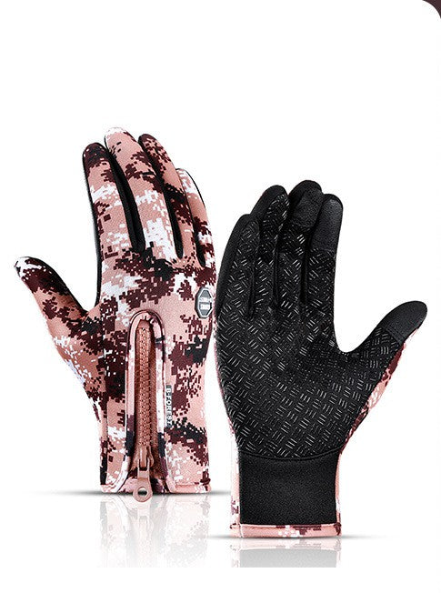 Winter Gloves Touch Screen Riding Motorcycle Sliding