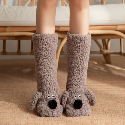 Winter Warm Non-slip Plush Socks For Women