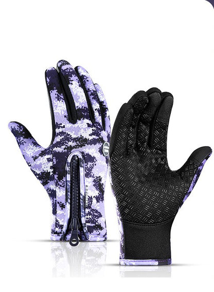 Winter Gloves Touch Screen Riding Motorcycle Sliding