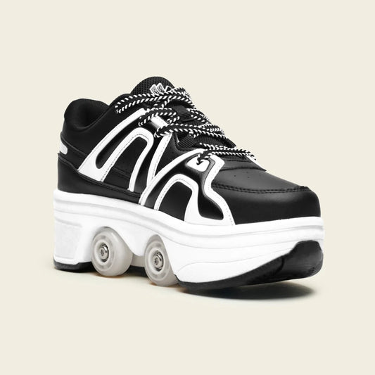 Luxury Skate™ NightGlide Kids 2-in-1 Roller Shoes