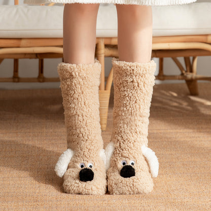Winter Warm Non-slip Plush Socks For Women
