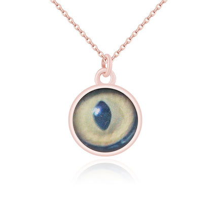 Custom Iris Necklace Add Eye Photo As A Unique Gift