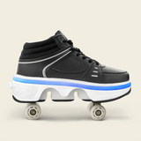 Luxury Skate NightGlide X 2-in-1 Roller Sneakers for Men