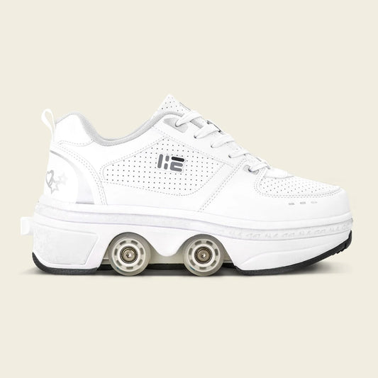 Luxury Skate™ PureGlide™ 2-in-1 Roller Sneakers for Women
