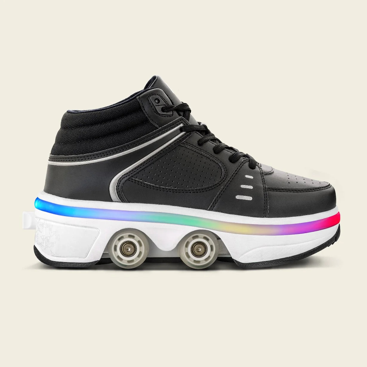Luxury Skate NightGlide X 2-in-1 Roller Sneakers for Men